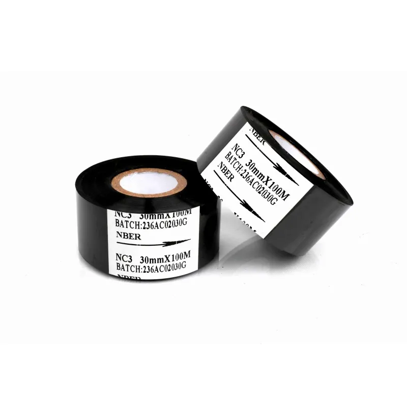 เครื่องพิมพ์ริบบอน 30mm 100m Nc3 บรรจุริบบอนพิมพ์ความร้อน pictures & photos