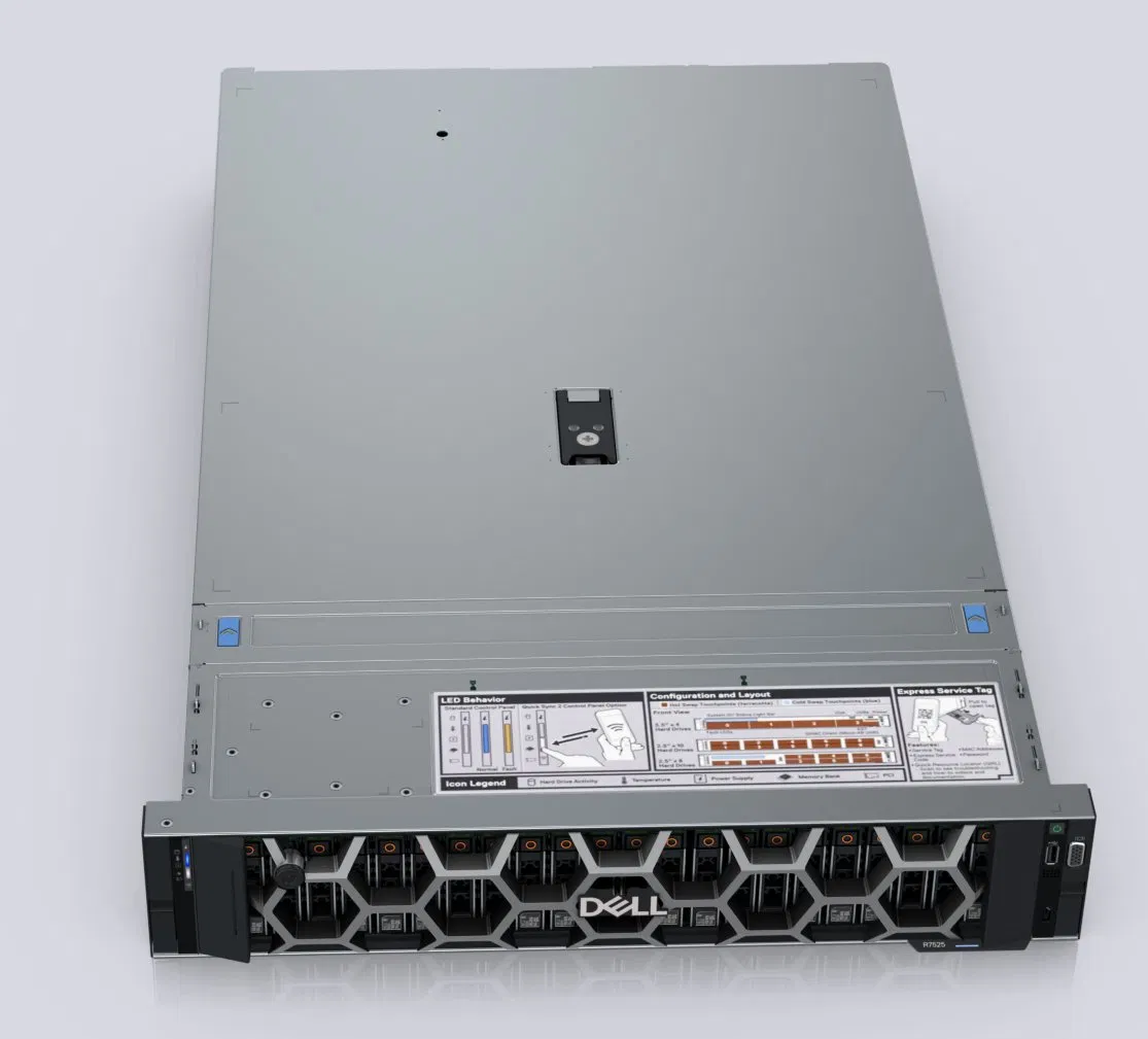 D ell PowerEdge R7525 2U Rack-Server für Virtualisierung und KI pictures & photos