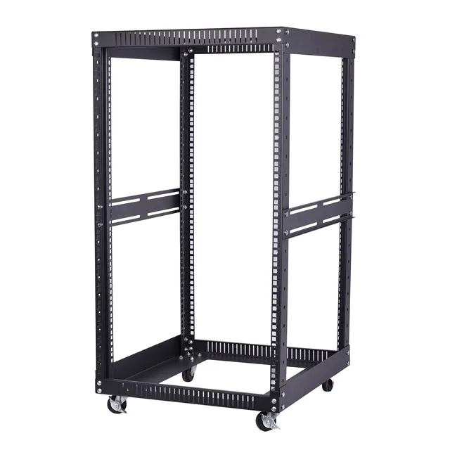 Produzione 4 Posto Telaio Aperto Rack Dati con Ruote per Networking pictures & photos