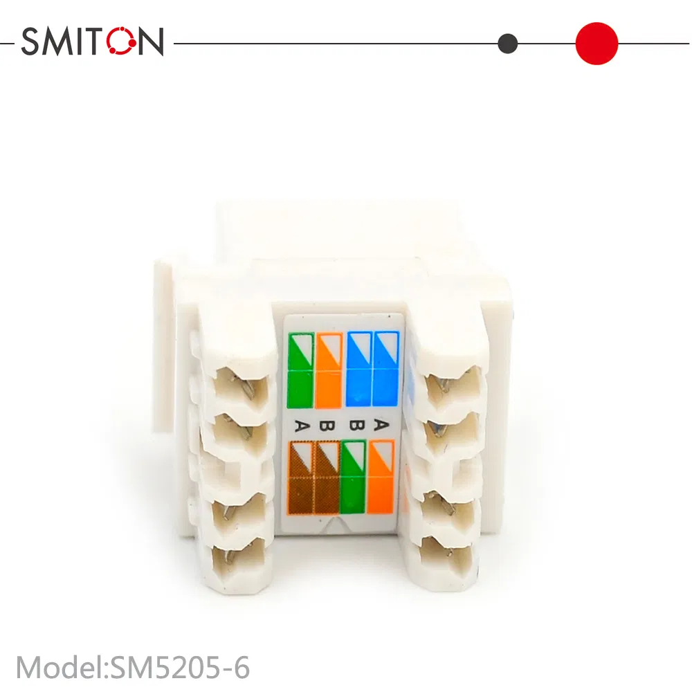 Colore Bianco RJ45 Jack Modulare CAT6 Modulo Keystone pictures & photos
