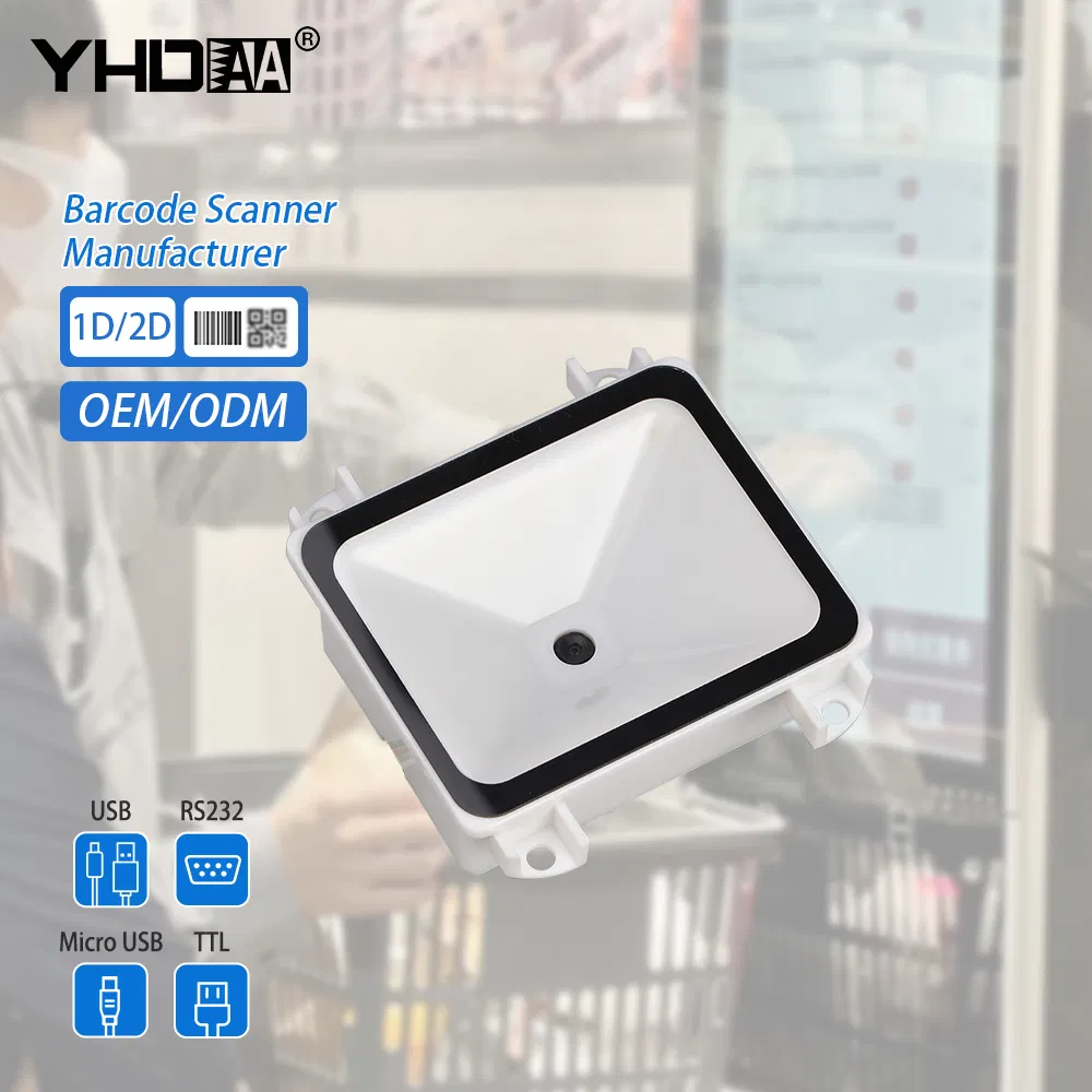 Mini 2D Scanner di codici a barre integrato, modulo lettore di codici QR omnidirezionale più piccolo per chioschi e Arduino pictures & photos