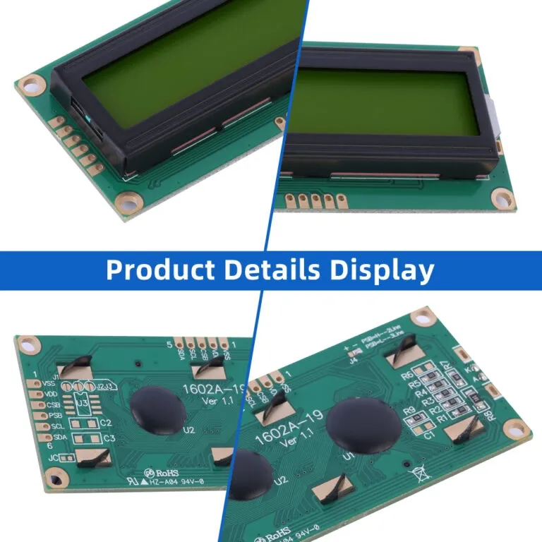5V โมดูลจอแสดงผล LCD สองแถวสำหรับการควบคุม Arduino pictures & photos