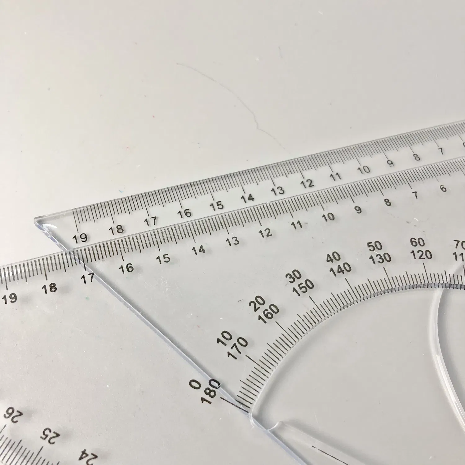 30cm Kunststoff Transparenz Mathematik Dreieck Messlineal Set für die Schule pictures & photos
