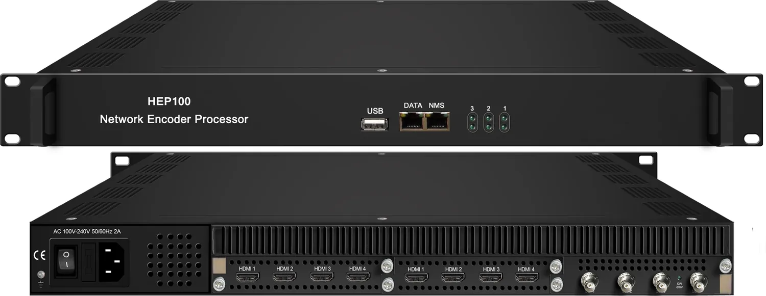 12 Saluran HDMI SDI CVBS ke IP H. 265 Pengkode Media Jaringan Melalui UDP Rtp Rtsp Rtmp HTTP Hls Streaming pictures & photos
