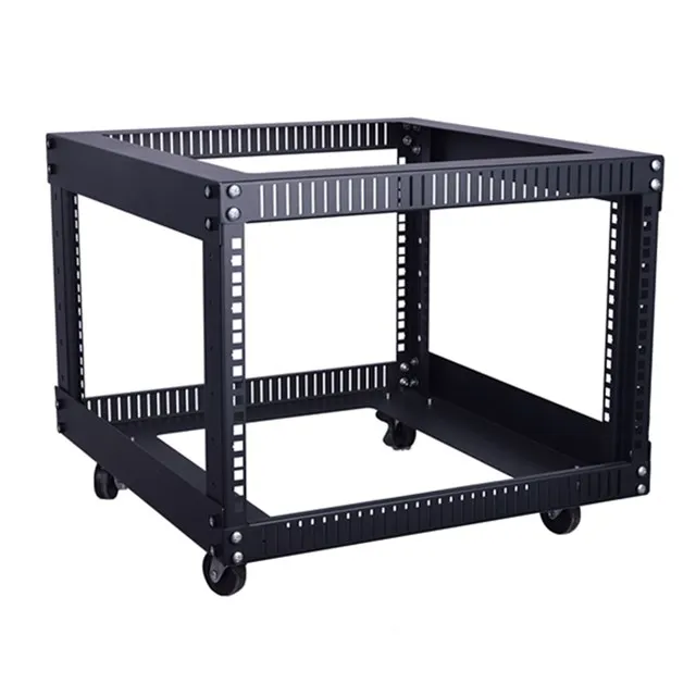 12u 14u Server Rack Offenes Gestell mit Rollen 4 Post Schnelle Montage 19 Zoll Datenrack pictures & photos