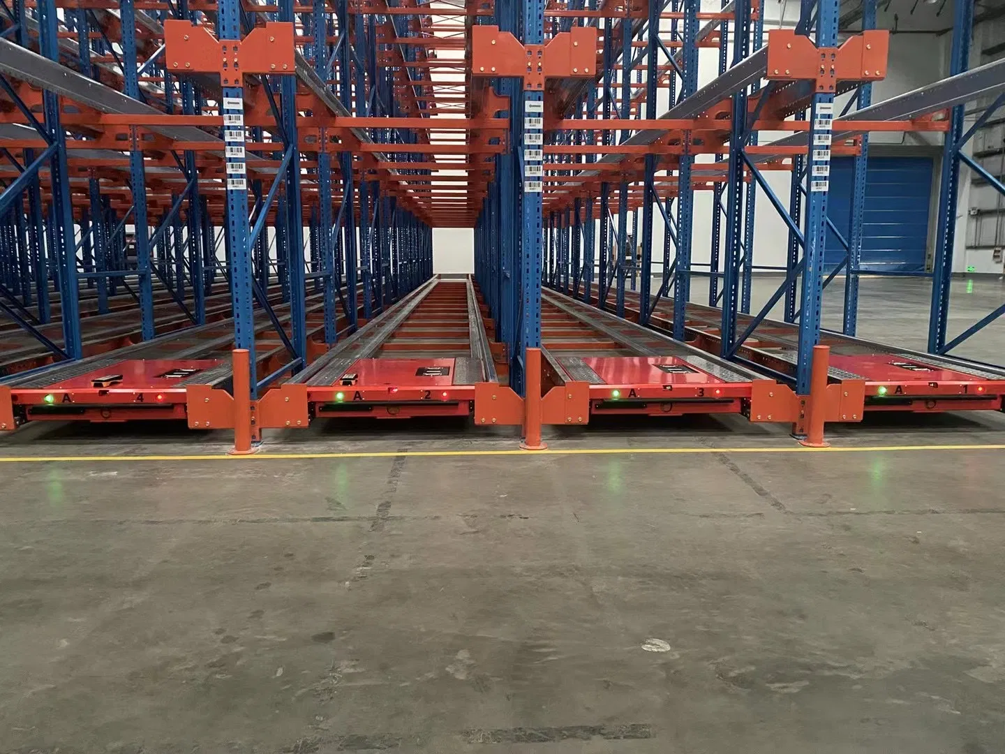Hệ thống kệ lưu trữ tự động bằng xe đẩy pallet tùy chỉnh Hệ thống kệ pallet xe đẩy radio Hệ thống xe đẩy pallet bằng thép pictures & photos