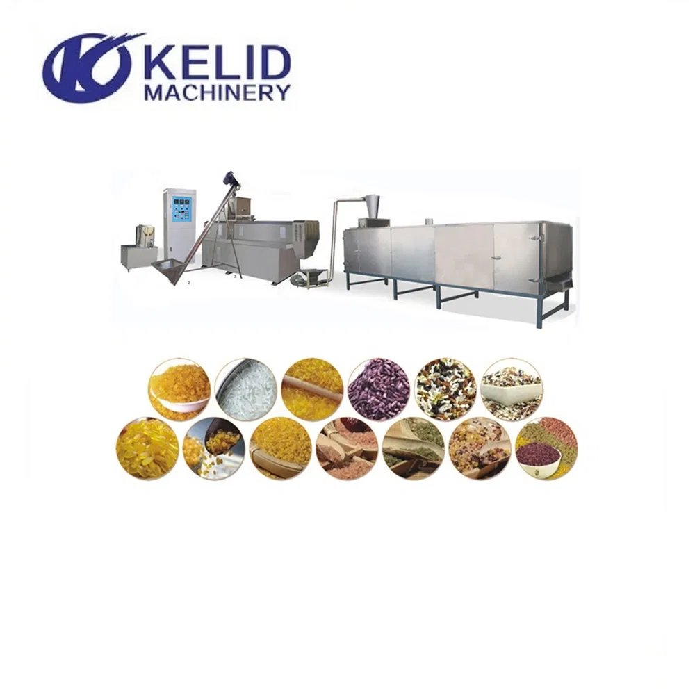 Linea di lavorazione del riso fortificato, macchina per la produzione di riso nutrizionale artificiale pictures & photos