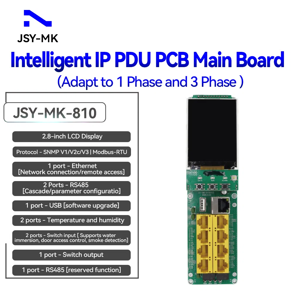 63A Akıllı IP PDU Modülü Uzaktan İzleme Snmp Modbus Veri Merkezi Raf Güç Dağıtımı pictures & photos