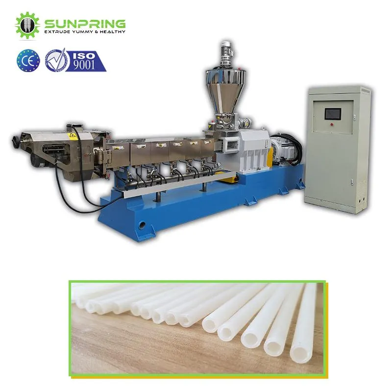 Endişesiz Satış Sonrası Yenilebilir Pirinç Tabanlı Pipet Yapma Makinesi + İçecek Makinesi Pirinç Pipetleri Yapma + Pirinç Pipet Makinesi pictures & photos