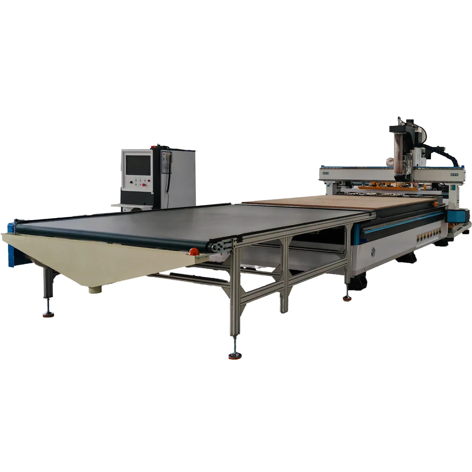 โต๊ะโหลดและปล่อยอัตโนมัติ เครื่องจักร CNC สำหรับงานไม้แบบเนสติ้ง pictures & photos