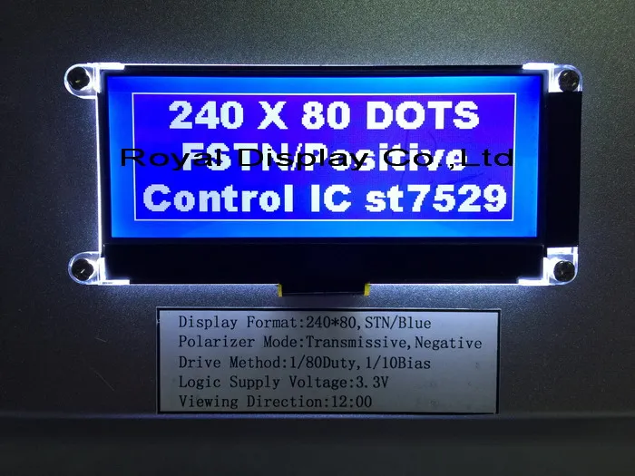 شاشة لوحات عرض LCD الرسومية الإيجابية العاكسة من المصنع FSTN pictures & photos