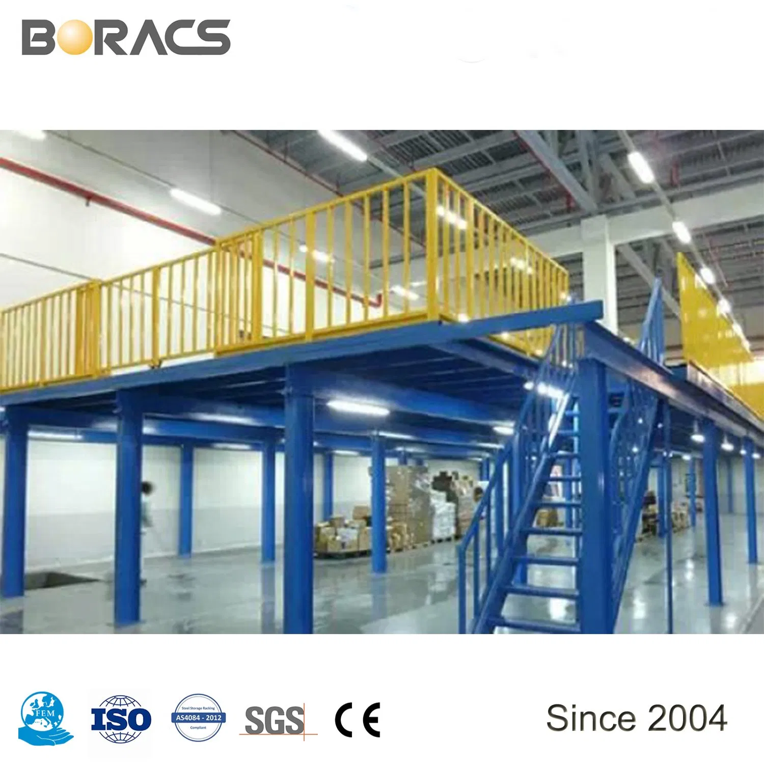 Rack mezzanino e pavimento piattaforma ad alta utilizzazione dello spazio, sistema di scaffalature multi livello pictures & photos