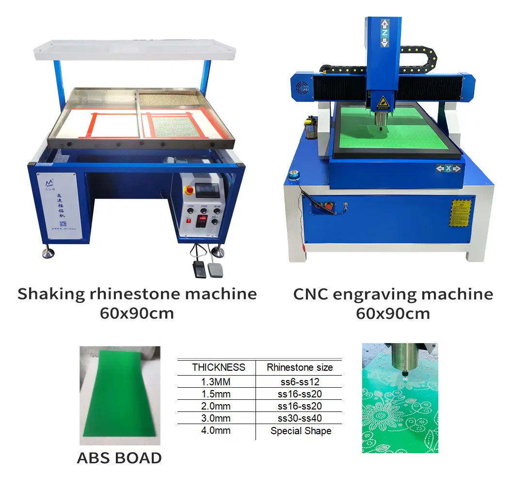 Automatische Strassenschüttelmaschine Strasseneinstellmaschine für verschiedene Größen Fabrikpreis Ausrüstung mit Strasssteinen pictures & photos