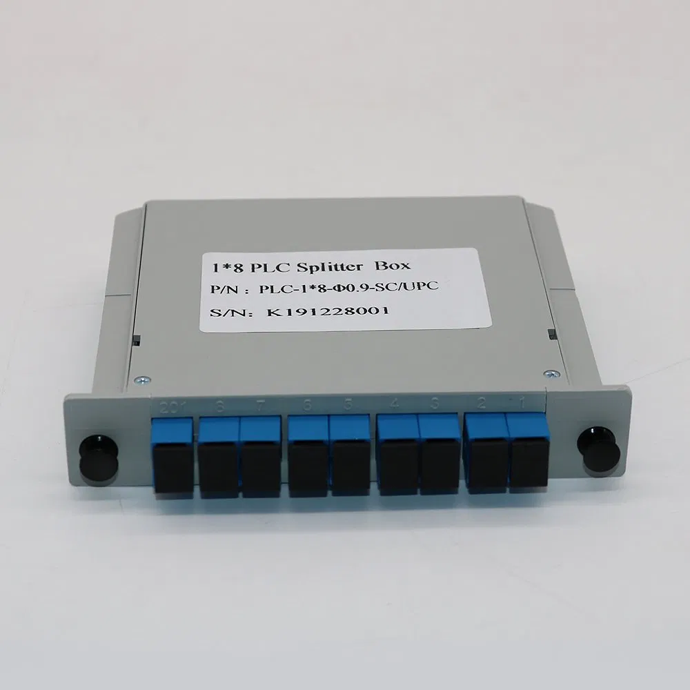 Modulo di distribuzione del segnale luminoso stabile a splitter ottico PLC per telecomunicazioni e centri dati pictures & photos