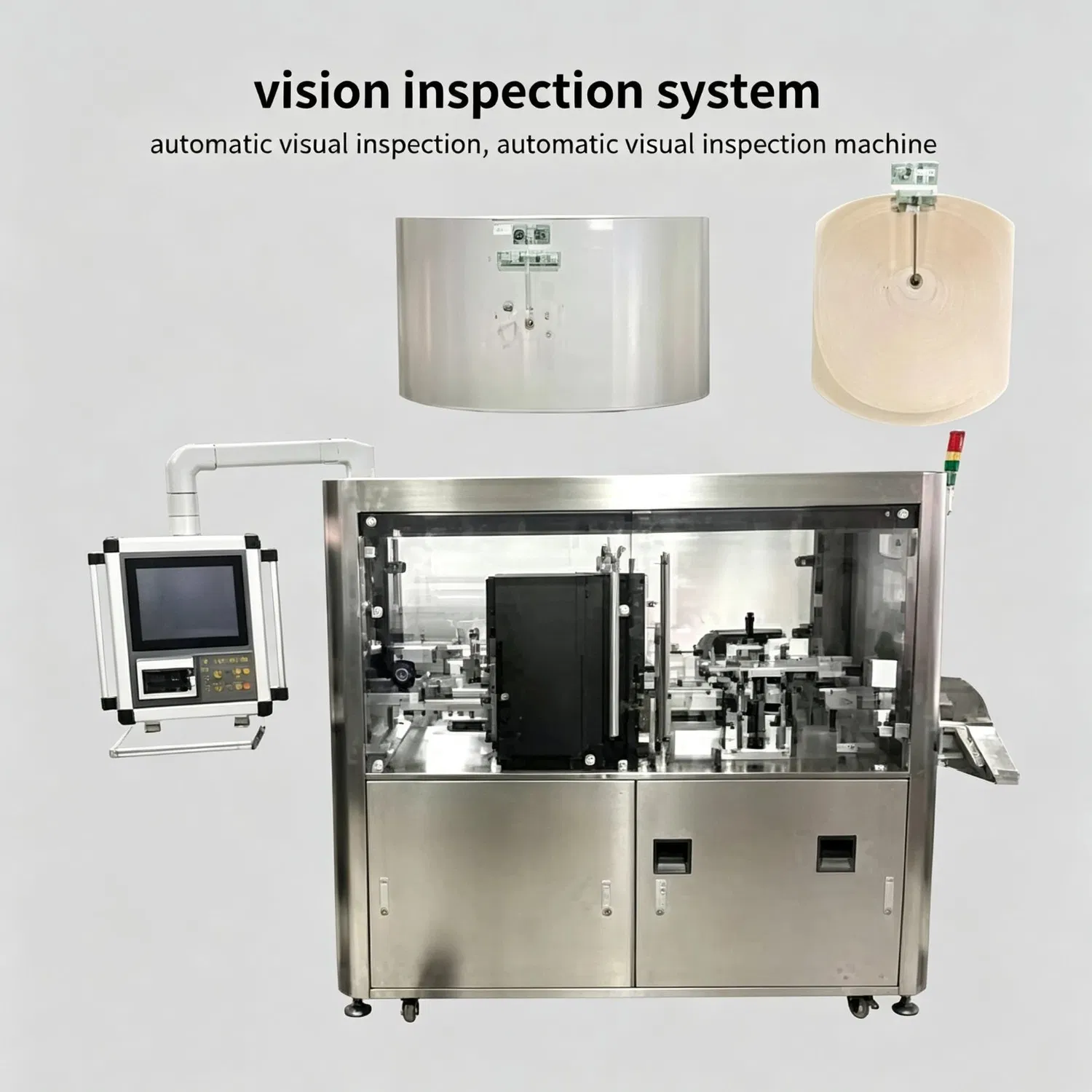 Bottle Cap Detection Equipment Cap Visual Inspection Machine with Auto Sort Reject Function Check Burr Flash Scratch Color Crack Irregular Cap Lip Defects pictures & photos