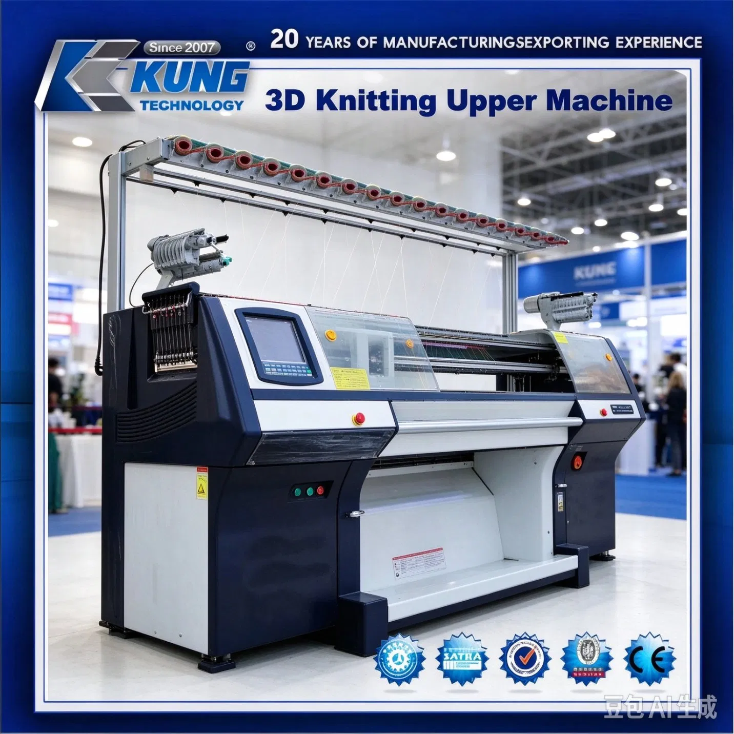 52 เครื่องถักคอมพิวเตอร์ 3D เครื่องถักส่วนบน pictures & photos