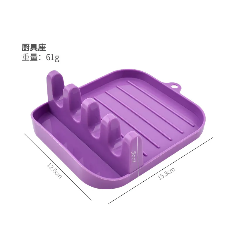 Großhandel Bunte PP Küchenregal Küchenutensilien Geschirrhalter Organizer Ablagegestell pictures & photos