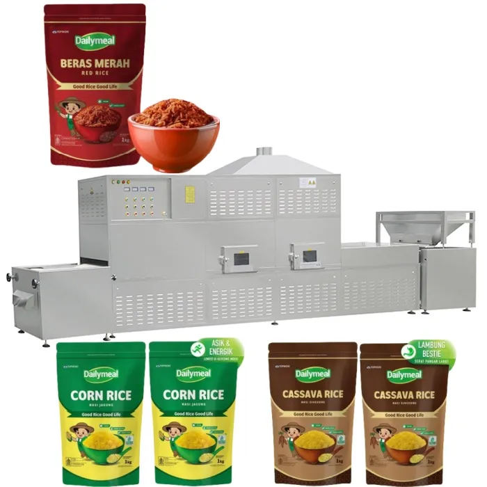 Ligne de traitement de riz nutritif instantané à haute efficacité, machine de fabrication de riz artificiel pictures & photos