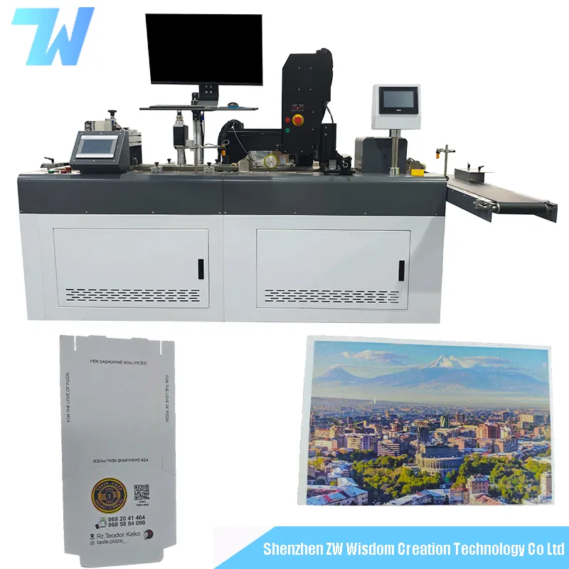 Stampante a getto d'inchiostro UV multifunzione per carte PVC con codice a barre, codice QR e testo variabile pictures & photos