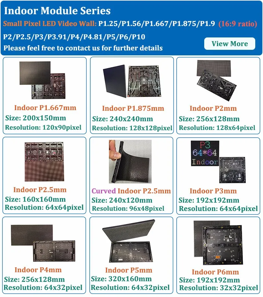 Modul Tampilan LED Dinding Video dengan Refresh Rate Tinggi P2 Modul Tampilan LED Portabel Resolusi Tinggi pictures & photos