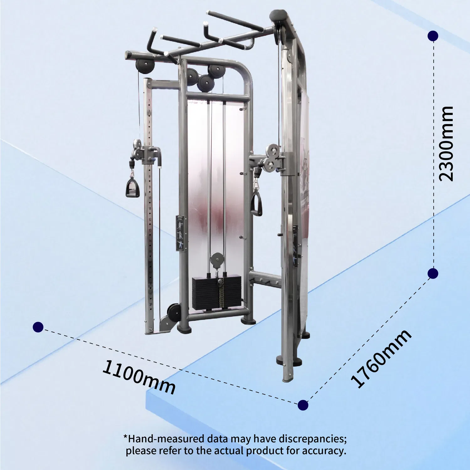 Attrezzatura per allenamento caricata, power rack per pesi liberi, rack multifunzionale, macchina per crossover ai cavi, rack per squat, rack Smith pictures & photos