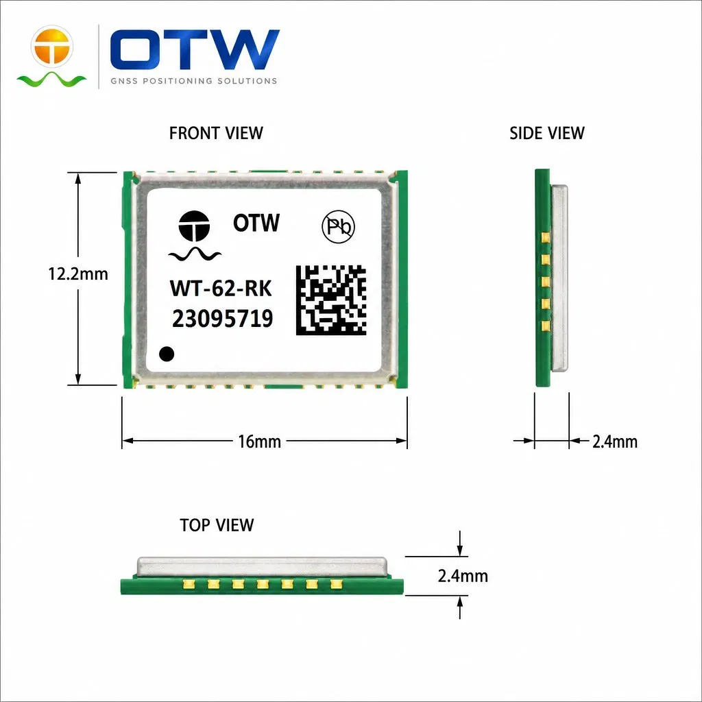 Wt-62-Rk Modulo Multi Gnss Rtk Precisione a Centimetro Ricevitore GPS a Doppia Frequenza pictures & photos