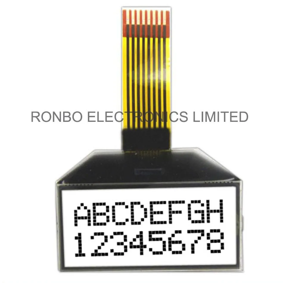 Modulo LCD carattere 8X2 FSTN positivo traslucido Cog modulo display LCD pictures & photos