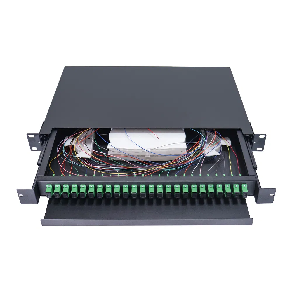 Tipo Scorrevole 19 Pollici Rack Mount Telaio di Distribuzione Fibra Ottica ODF pictures & photos