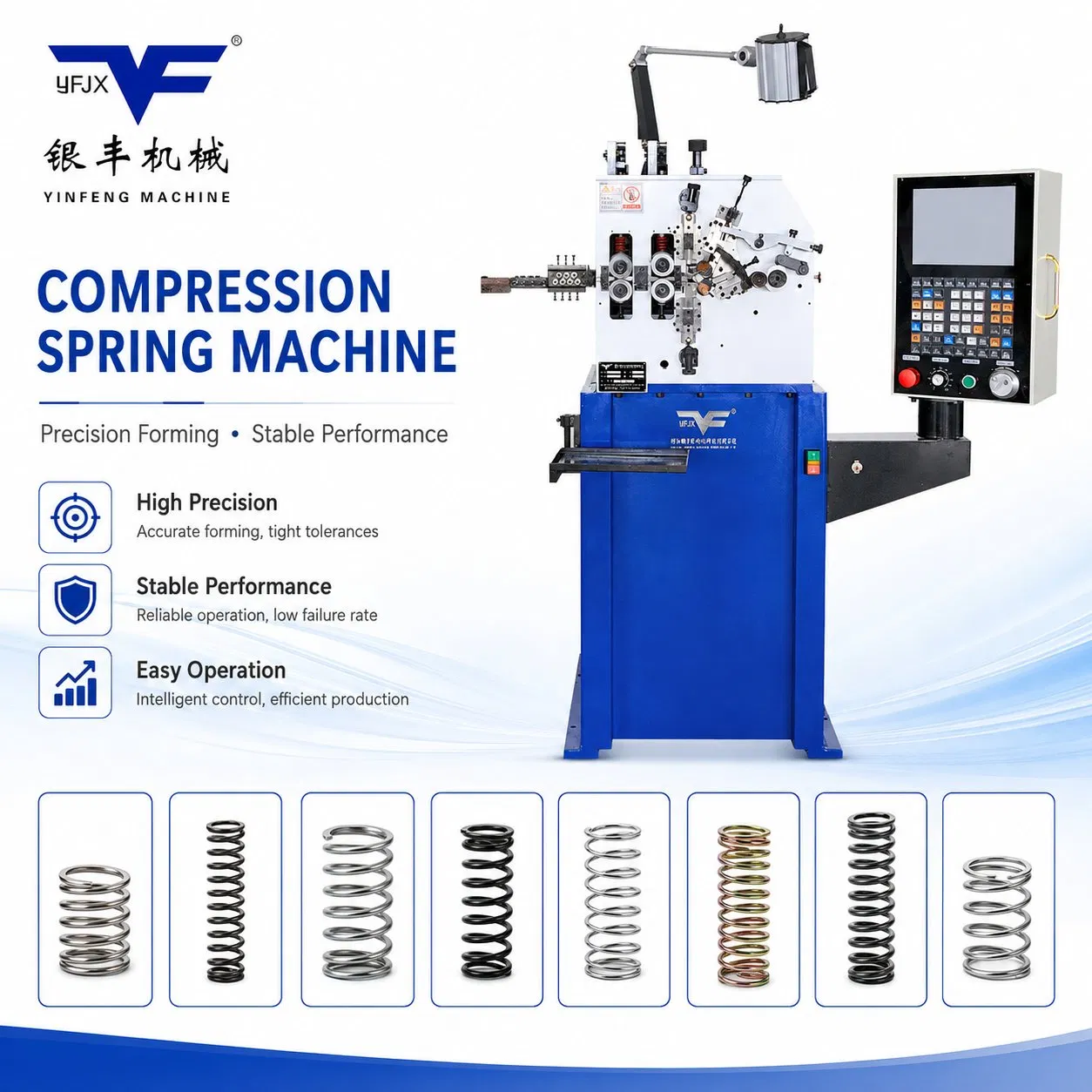 Lente Hoogwaardige Aangepaste Conische Compressie RVS Veer Maakmachine pictures & photos