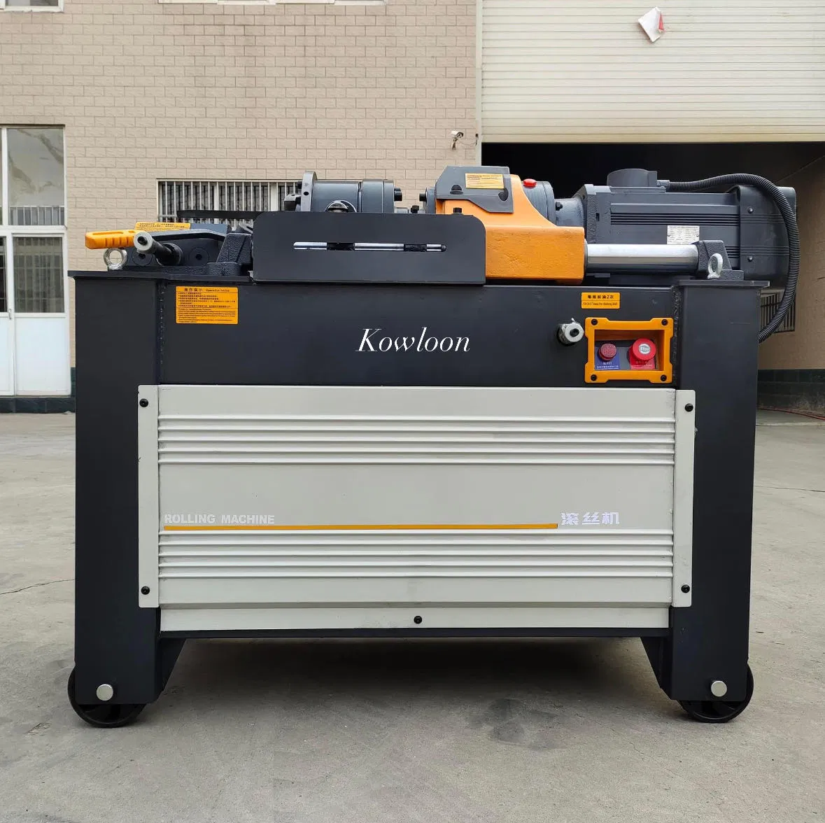 Stahlstangen-Gewindewalzenmaschine, Bewehrungsstahl-Gewindeschneider, elektrische Gewindeschneidemaschine, maßgeschneiderte Schraubenherstellungsmaschine pictures & photos