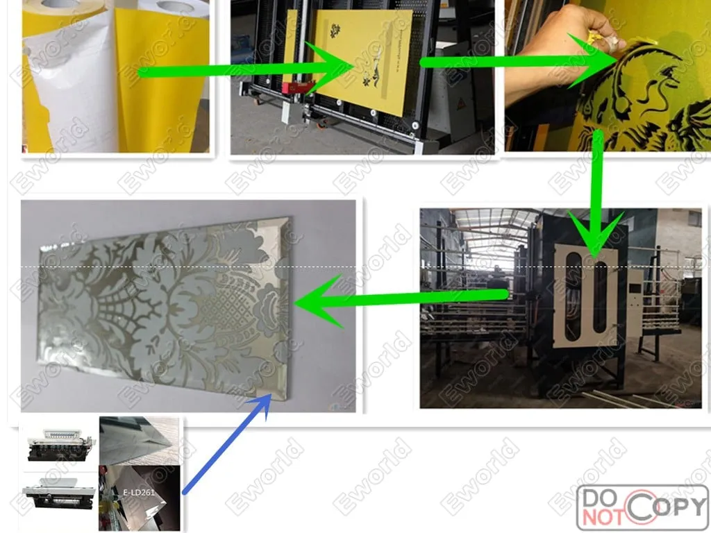 수직 자동 컴퓨터 제어 유리 절단기 플로터 기계 pictures & photos