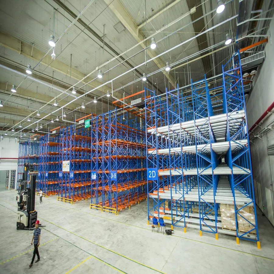 Sistem Rak Penyimpanan Gudang dengan Racking Radio Shuttle Kapasitas Tinggi pictures & photos