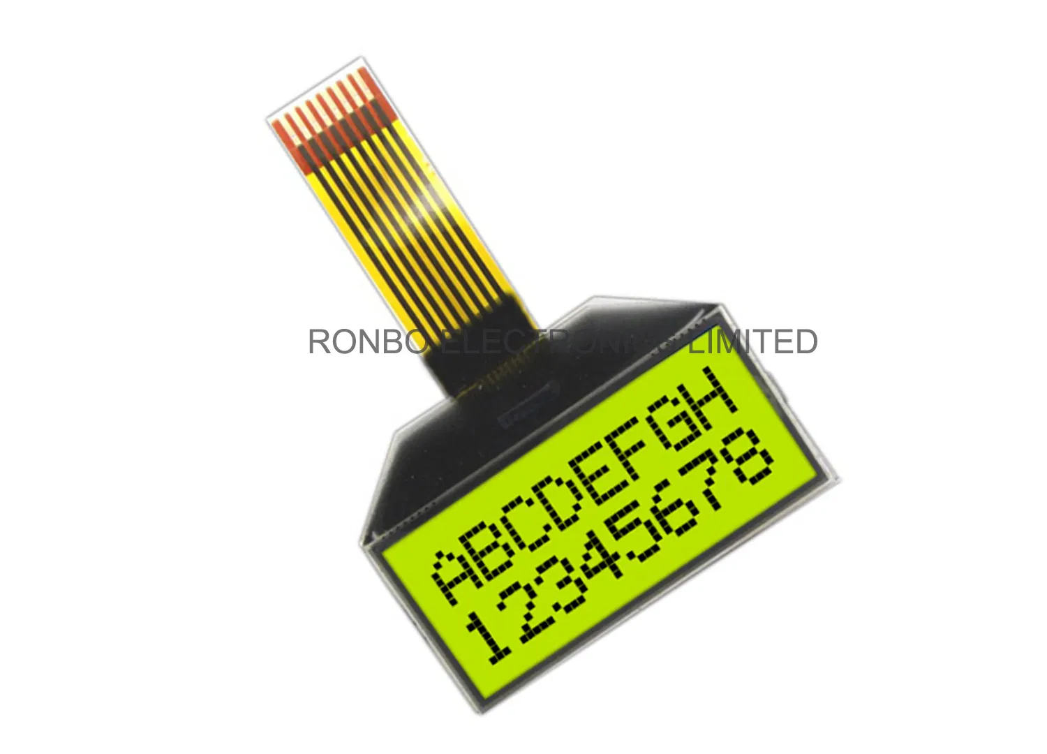 Modulo LCD carattere 8X2 FSTN positivo traslucido Cog modulo display LCD pictures & photos