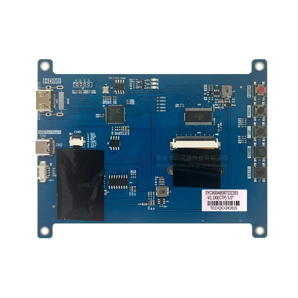 5 İnç 800*480 LCD Ekran Kapasitif Dokunmatik Panel Raspberry Pi TFT Modülü pictures & photos