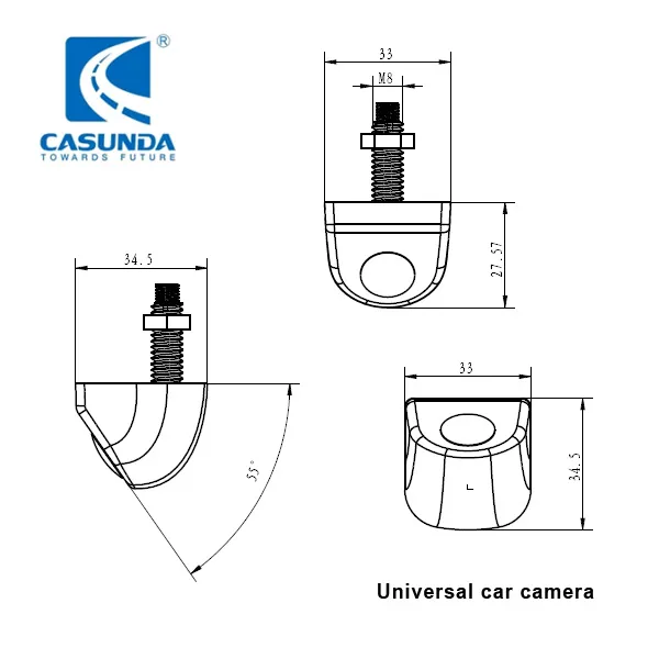 Telecamera di retromarcia universale ad alta qualità HD con visione notturna pictures & photos