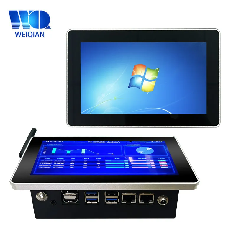 7 بوصة IP65 شاشة تعمل باللمس كمبيوتر نافذة أندرويد لينوكس شاشة LCD تعمل باللمس متينة كلها في واحد بدون مروحة كمبيوتر لوحي صناعي pictures & photos