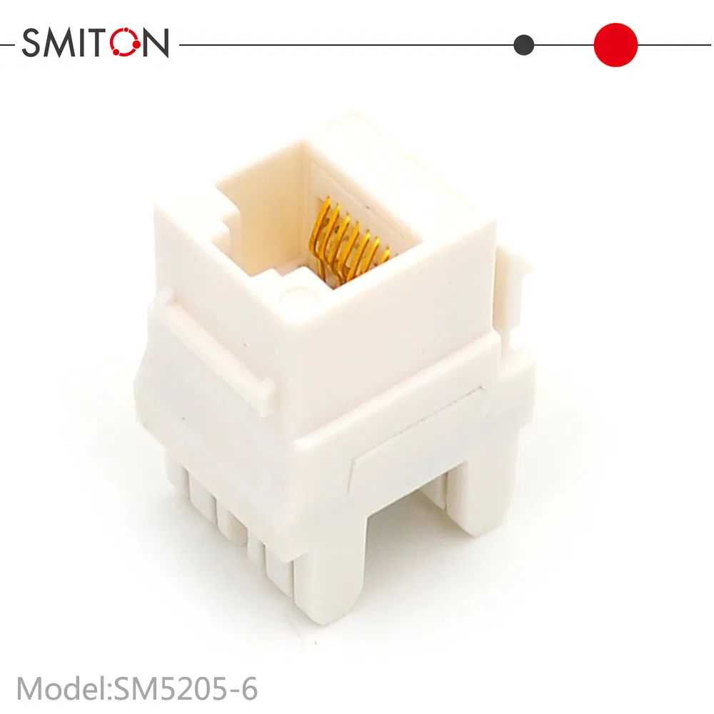 Colore Bianco RJ45 Jack Modulare CAT6 Modulo Keystone pictures & photos