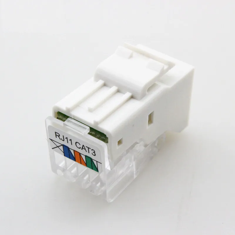 4-Pin CAT3 RJ11 Mô-đun Keystone Điện Thoại Không Cần Dụng Cụ pictures & photos