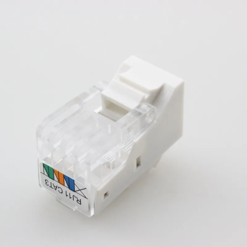 4-Pin CAT3 RJ11 Mô-đun Keystone Điện Thoại Không Cần Dụng Cụ pictures & photos