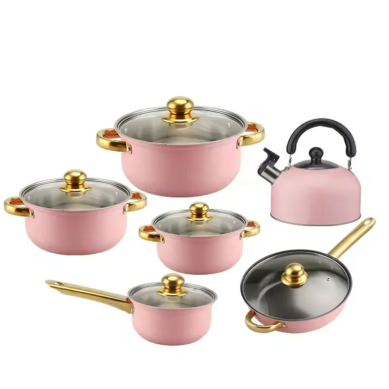 12PCS Kitchenware Set Cookware Sets Stainless Steel Kitchenware Non Stick Cookware Set pictures & photos