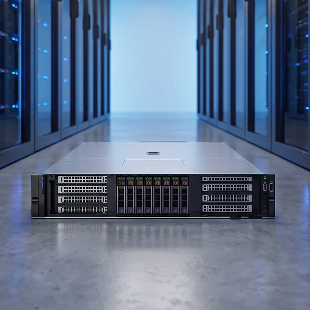 خادم جديد D Ell Poweredge R750 R750xs R760 R760xs R750xa مع معالج إنتل 2u خادم رف pictures & photos