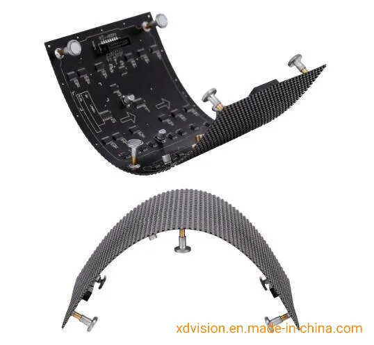 pH4 P4 RGB SMD Tam Renkli LED Yumuşak Modül Özelleştirilmiş LED Esnek Modül Kavisli LED Ekran için pictures & photos