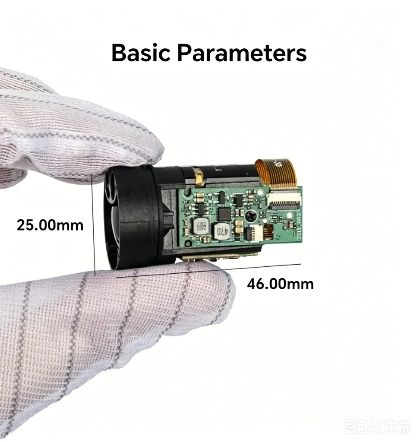 Module de capteur de télémétrie laser à interface UART TTL sécurisée pour les yeux, pour UAV, module laser de mesure, capteur de distance laser, détecteur de portée laser pictures & photos