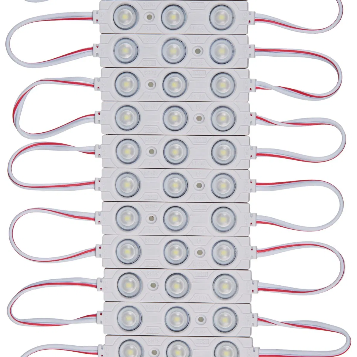 Módulo LED 2835 1.32W Lámpara Señal a Prueba de Agua Módulo de Inyección LED DC12V 3 Chips para Iluminación de Módulos LED Publicitarios pictures & photos