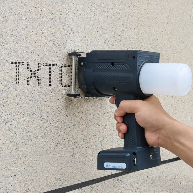 Al16 Impresora de inyección de tinta portátil de caracteres grandes, matriz de puntos de 16 puntos, máquina portátil de codificación para tuberías y cables pictures & photos
