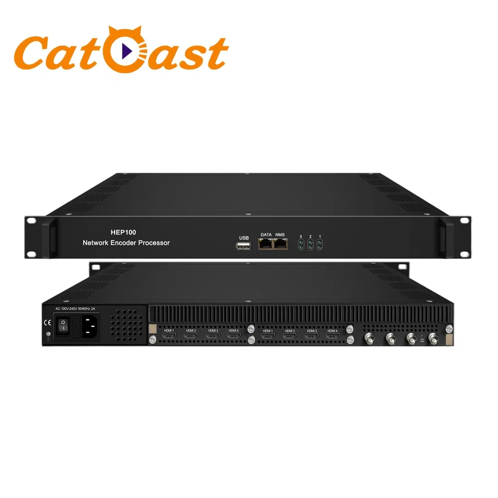 12 Saluran HDMI SDI CVBS ke IP H. 265 Pengkode Media Jaringan Melalui UDP Rtp Rtsp Rtmp HTTP Hls Streaming pictures & photos