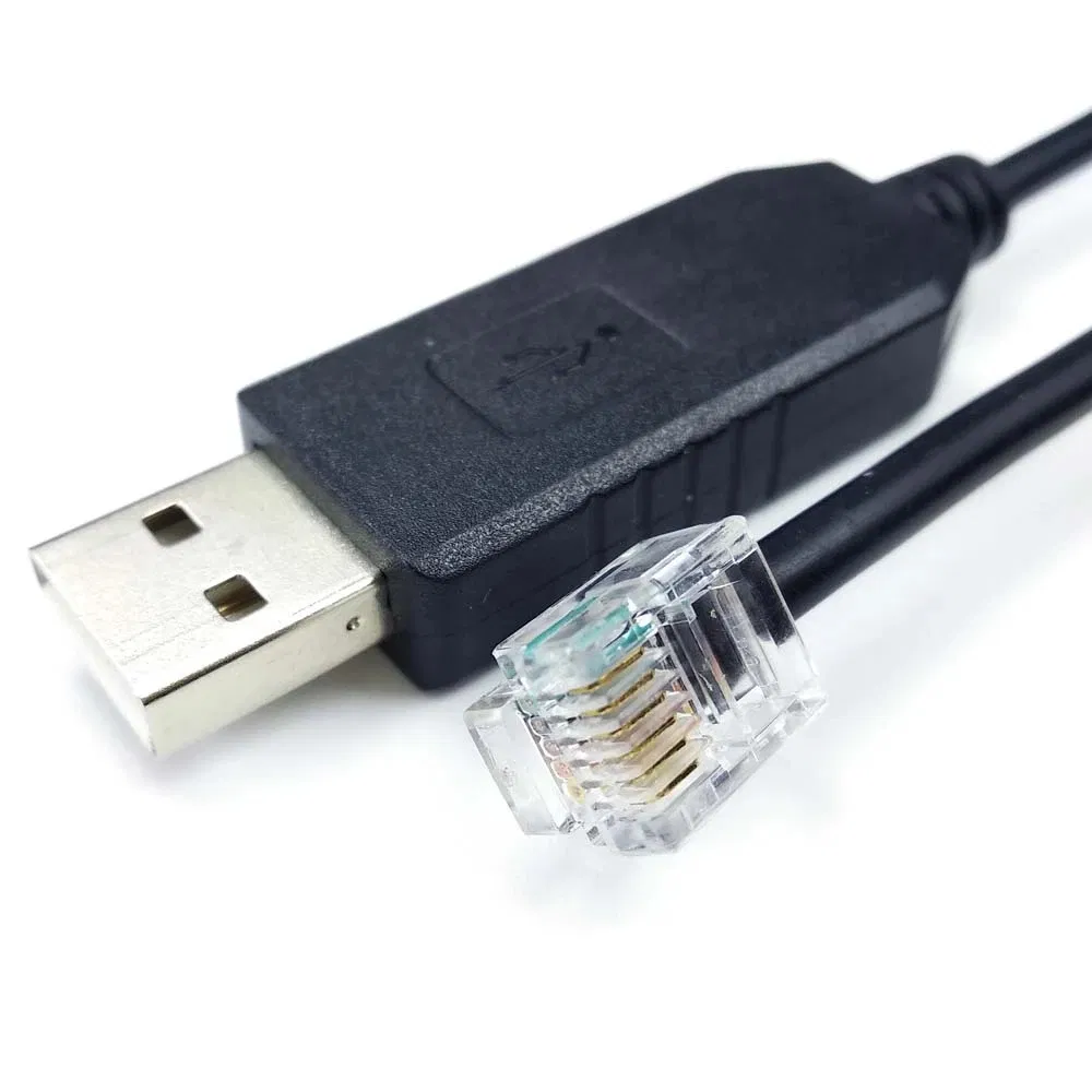 สาย USB ซีเรียล Ftdi ไปยัง Rj11 Rj12 RJ45 Rj25 Rj9 4p4c 6p6c ปรับแต่งพินเอาท์หรือปลายสาย pictures & photos