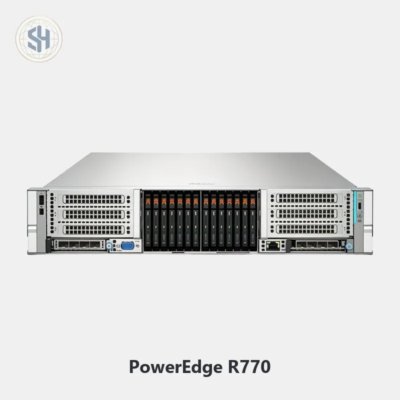 เดลล์ พาวเวอร์เอดจ์ R770 2U เซิร์ฟเวอร์แร็คศูนย์ข้อมูล pictures & photos