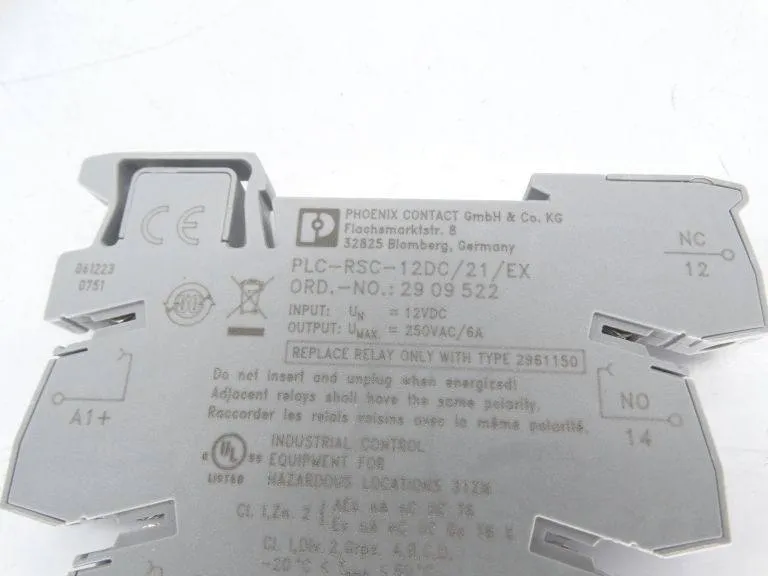 Релейный модуль PLC-Rsc- 12DC/21 2966906 pictures & photos