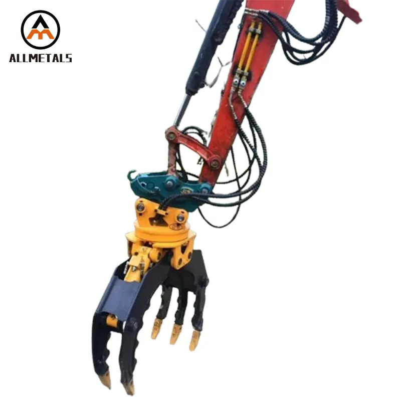 Grapa Hidráulica Rotativa con Función Magnética para Reciclaje y Carga de Metales Tasksr200, R200-5, R210, R220-5, R225LC-7, R265, R290, R290LC-3, R290LC-7 pictures & photos
